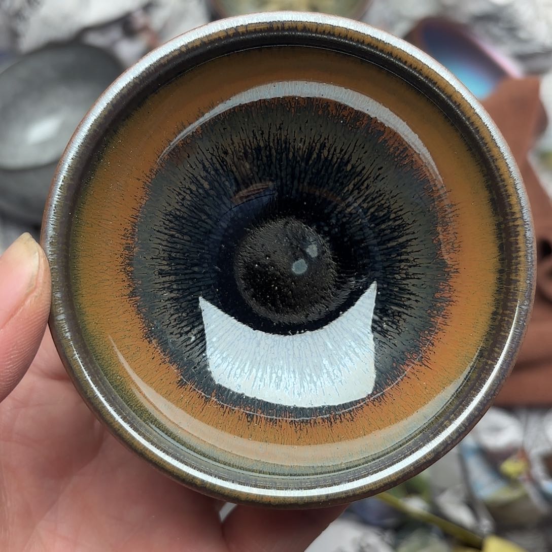 茶盏微瑕建盏主人杯一只