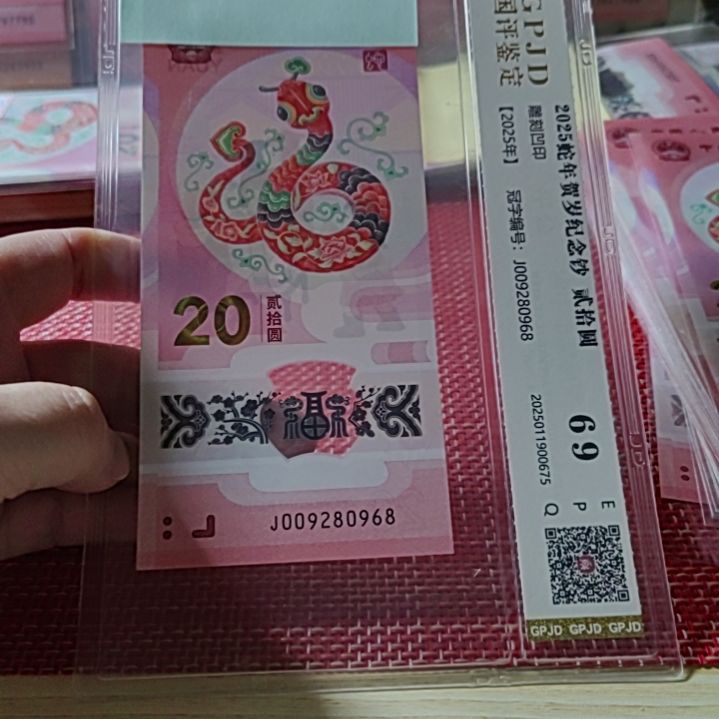 塑料小蛇钞龙珠号009280968评级