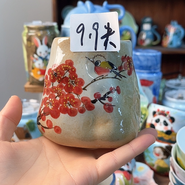 陶景德镇釉下手绘陶瓷 