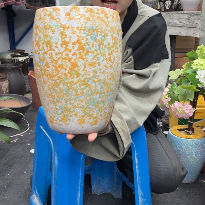 16×24 -粗陶花盆有孔-买买买