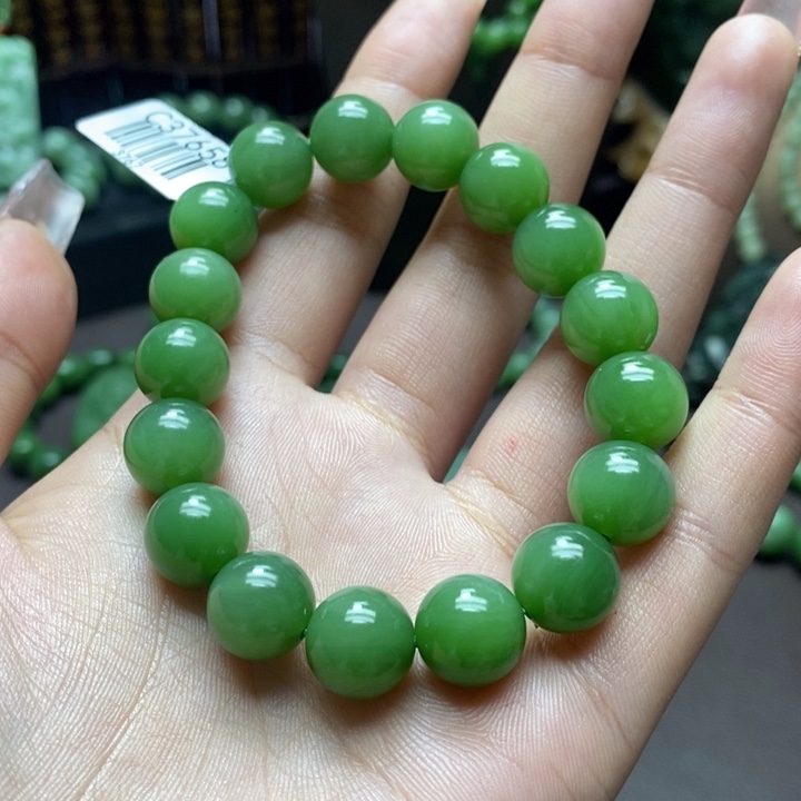 和田玉手串未镶嵌