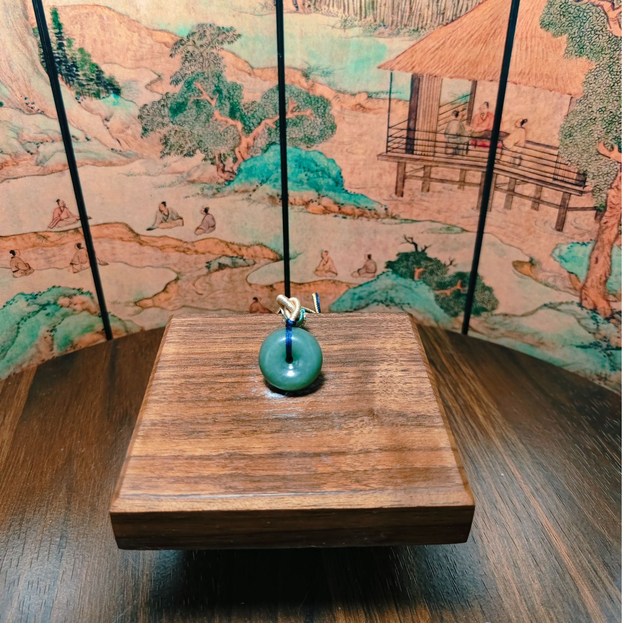 F和田玉平安扣吊坠0795