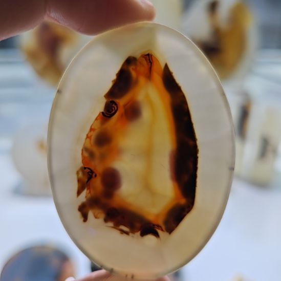 玛瑙/玉髓未镶嵌吊坠(不含链)