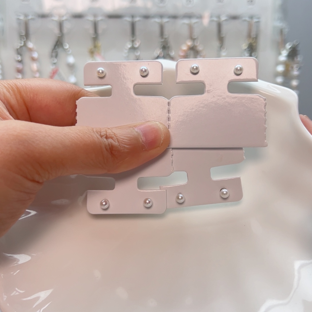 淡水珍珠耳饰银S925镶嵌正圆3m素订