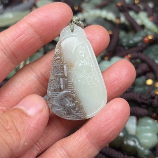 和田玉吊坠未镶嵌