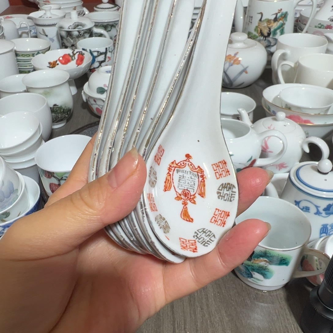 醴陵高温陶瓷炸福利老瓷瑕疵6个