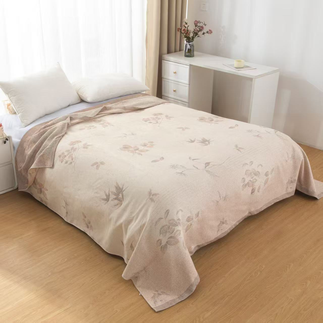 【春生】230*250cm轻奢罗布麻高端订制多功能软凉席