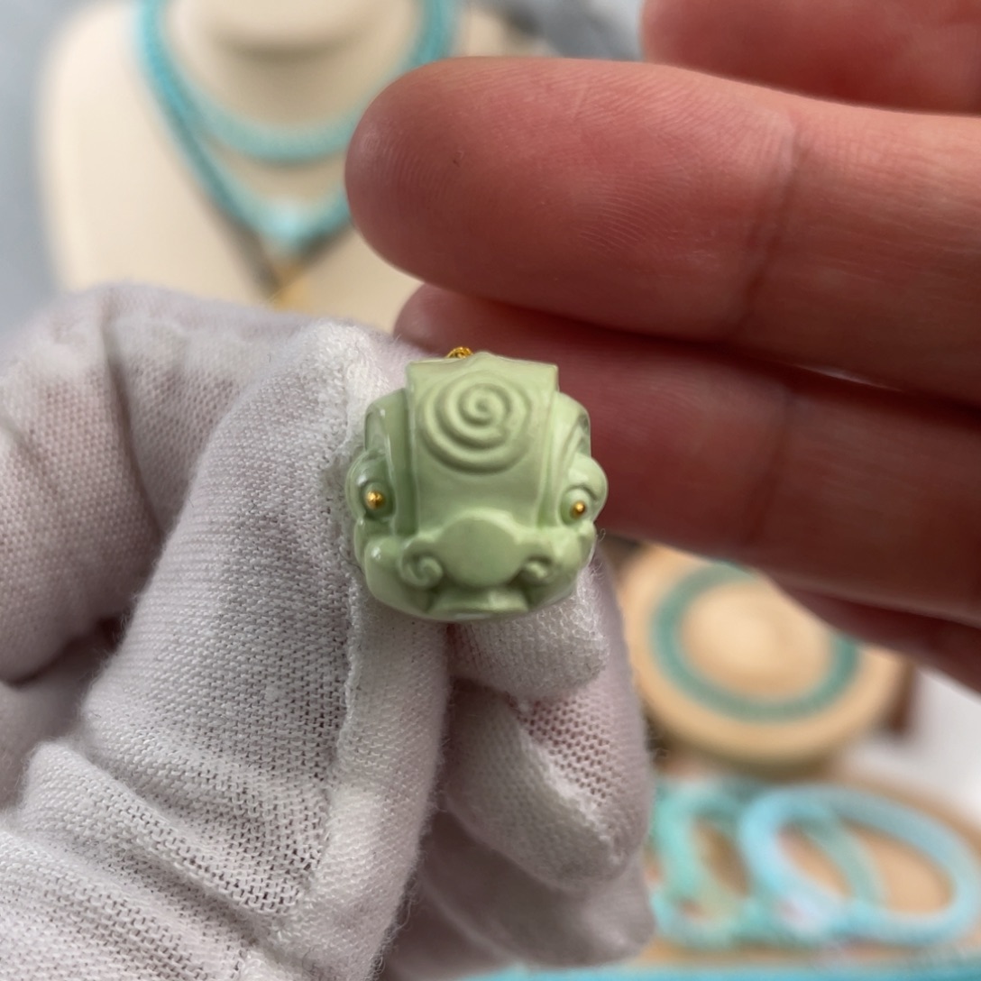 绿松石手链未镶嵌醒狮