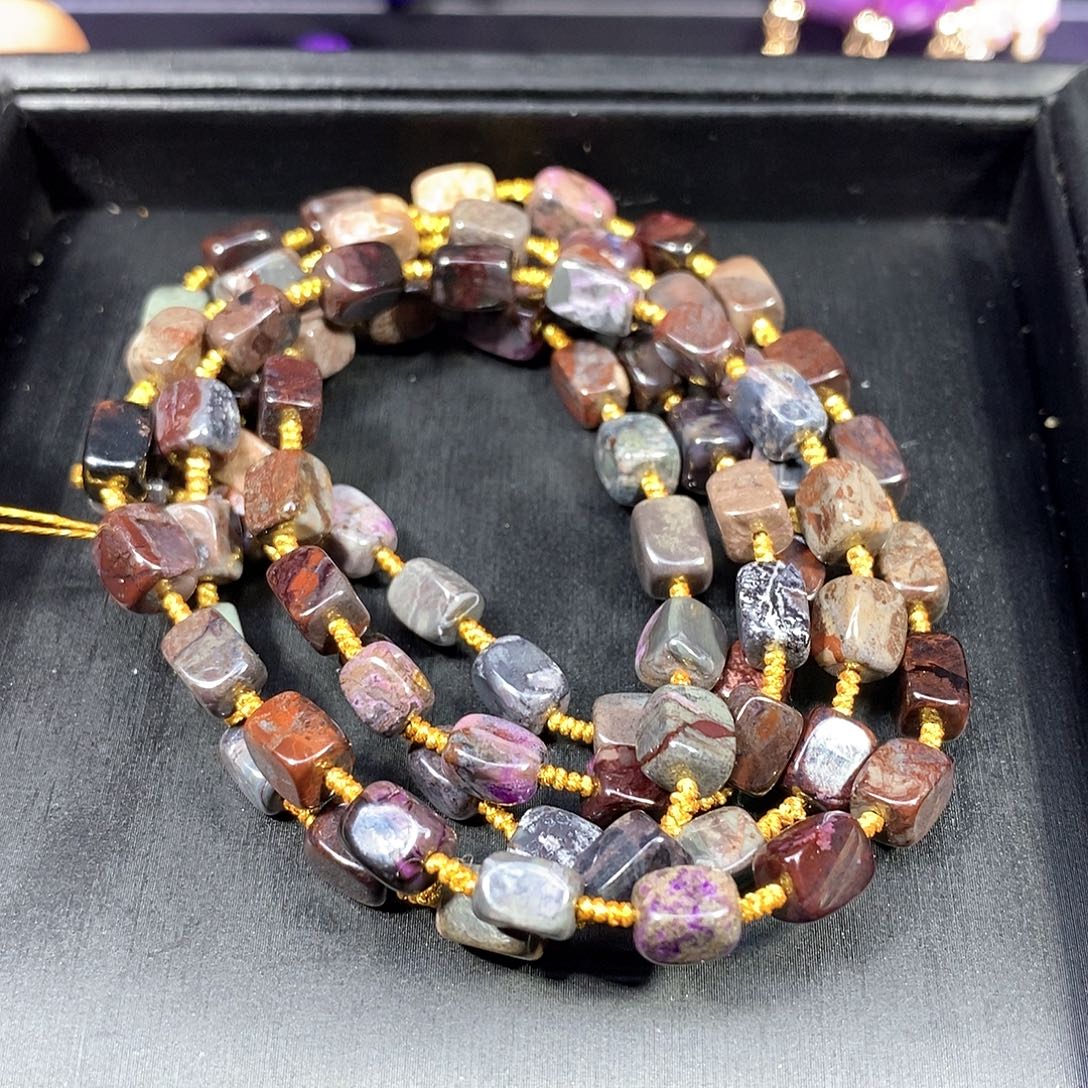 苏纪石（舒俱来）未镶嵌南非舒俱来泥地方糖养成系腰链