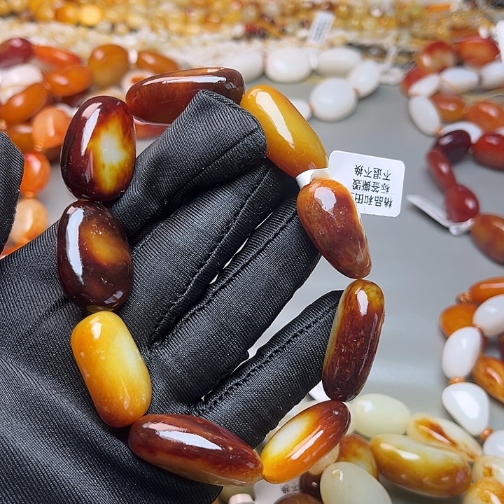 涛***2和田玉未镶嵌手链