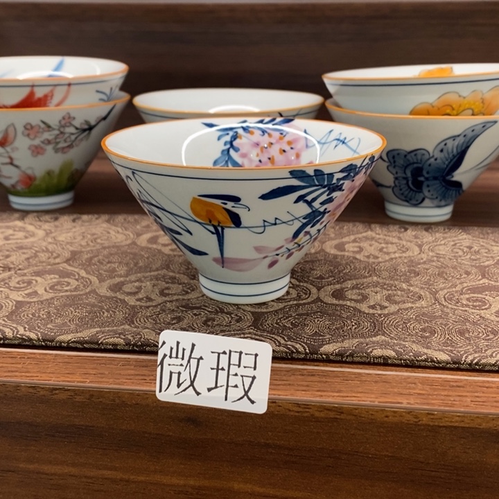 釉下老陶泥手工绘制