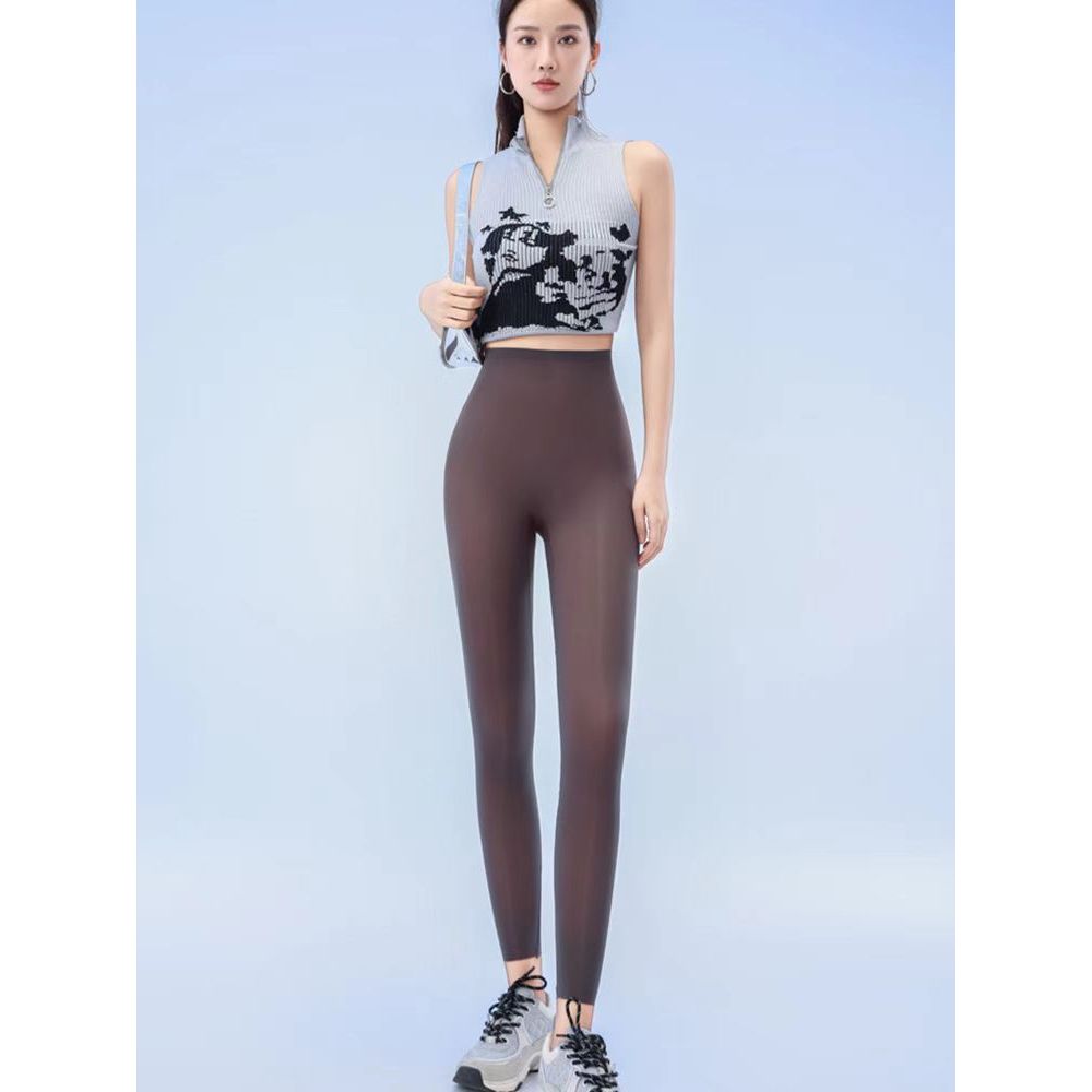 【S型超薄牛奶奶皮裤】冰感液态超薄无痕夏季裸感外穿芭比裤892