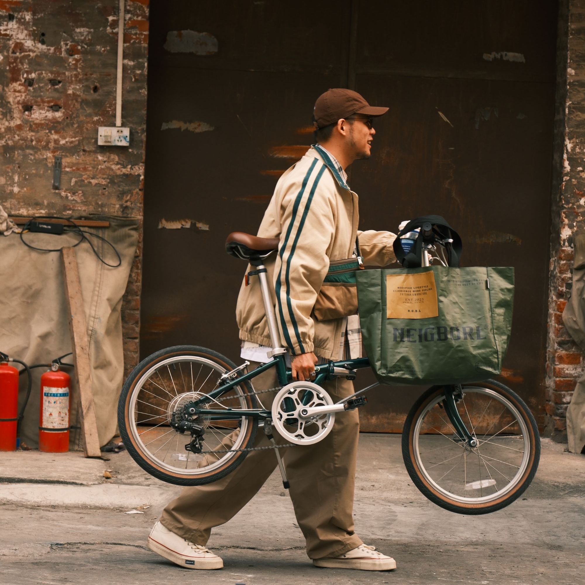【口袋T恤】日系长袖圆领口袋设计拼接宽松上衣043
