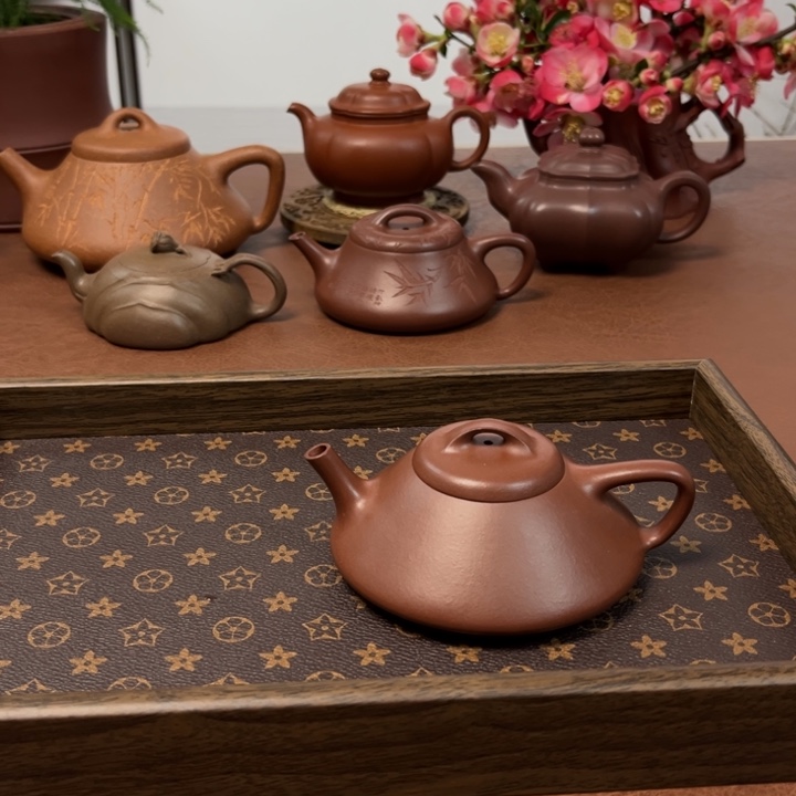 紫砂茶壶合瓢底槽清手工壶