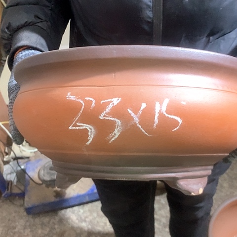 紫砂花盆手工制作