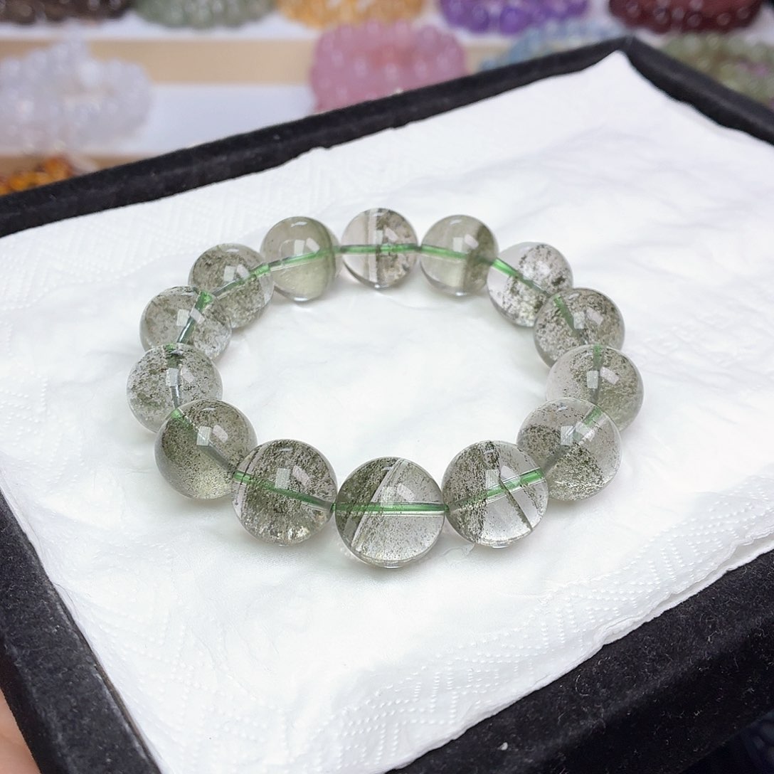 黄****水晶手串未镶嵌天然水晶15-19-漏