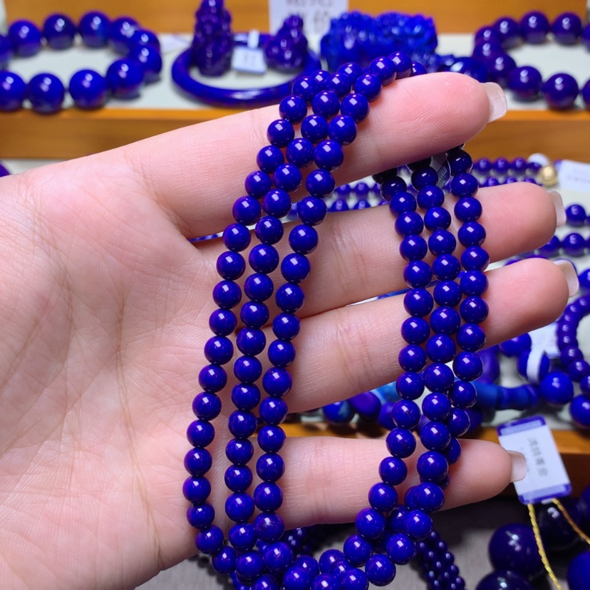 【闪购商品】青金石手串未镶嵌5.8m
