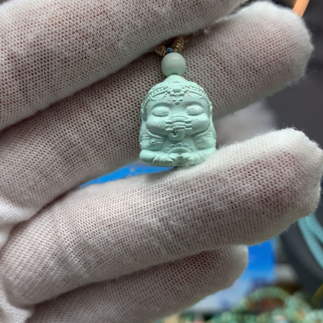 绿松石挂件未镶嵌