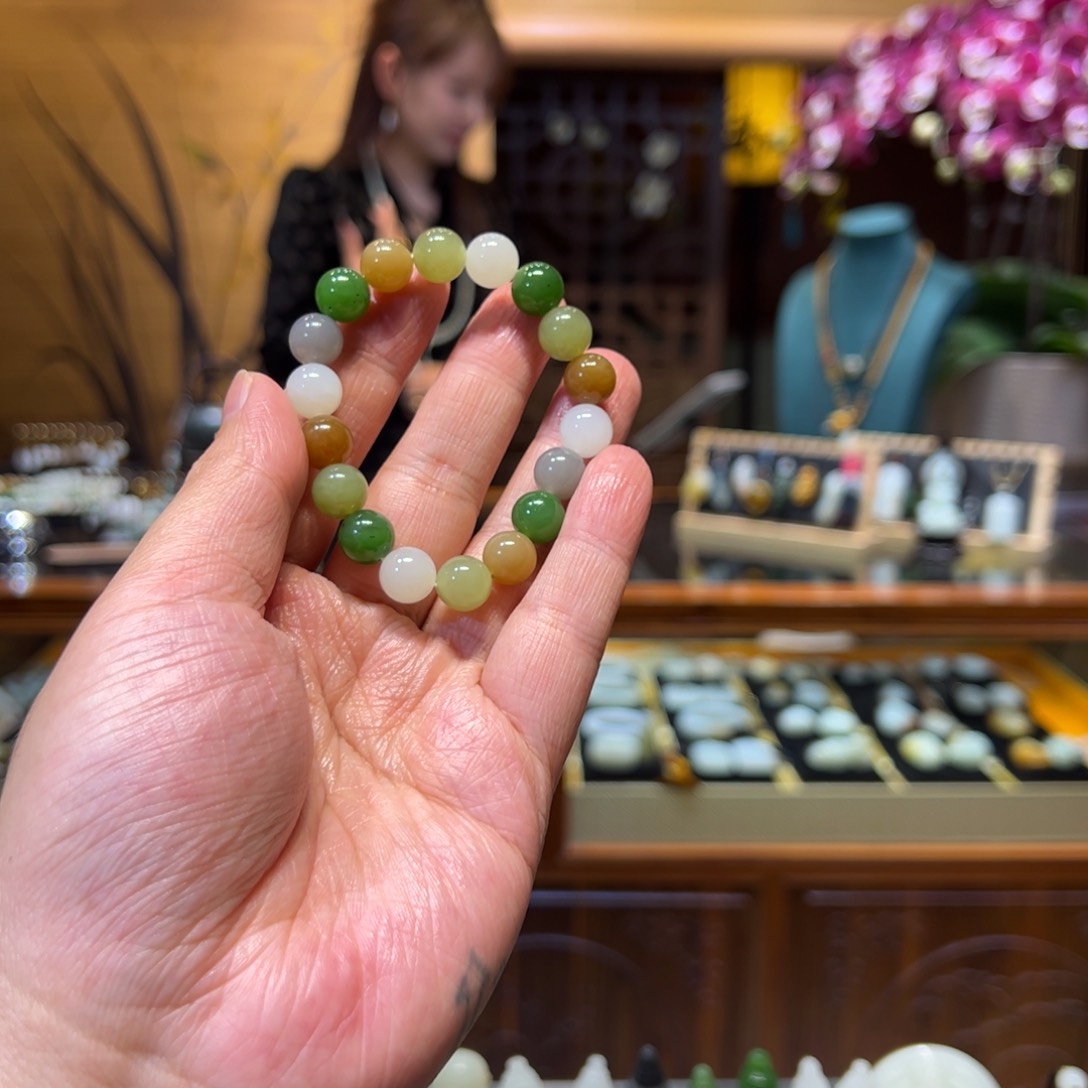 和田玉手链未镶嵌