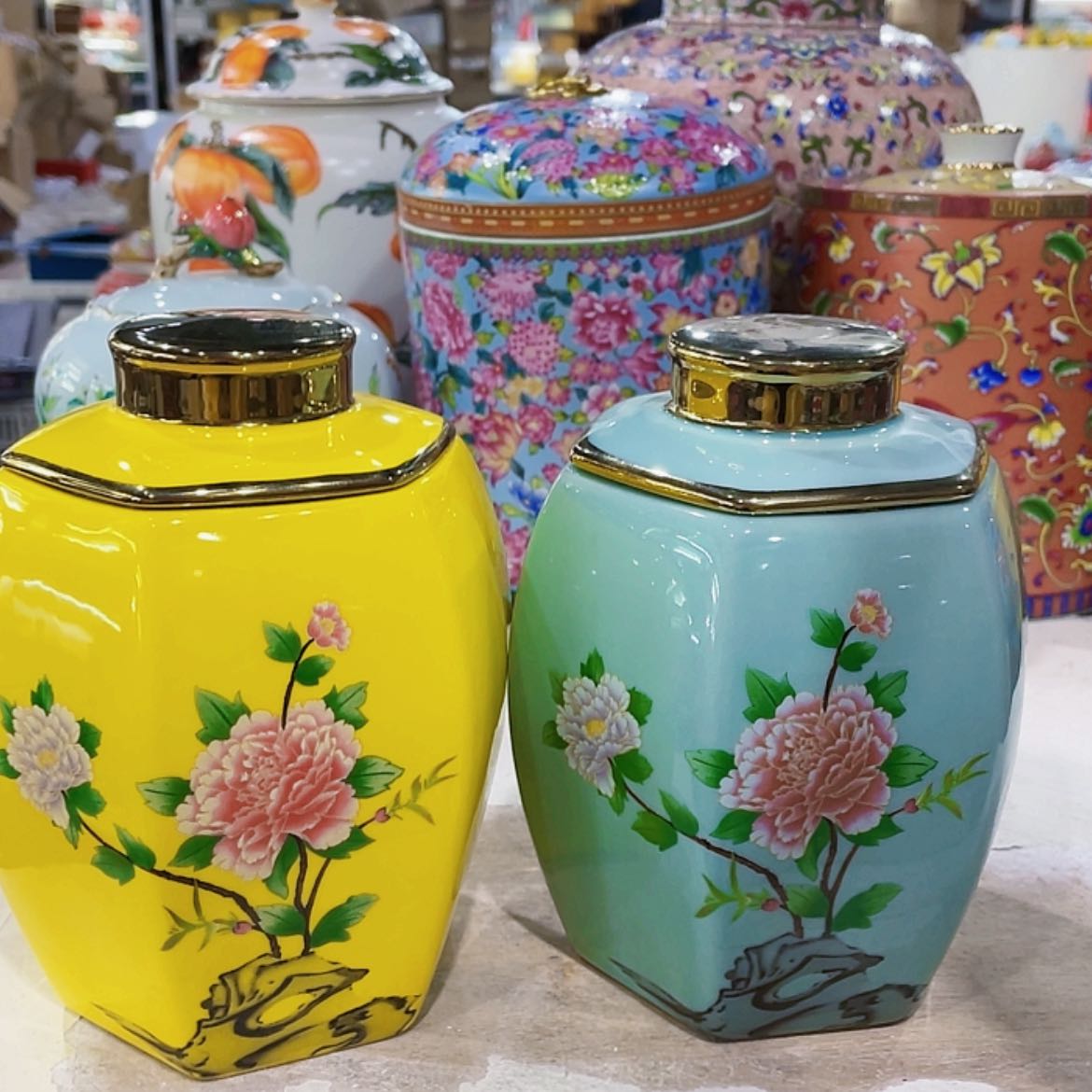 【闪购商品】罐陶瓷茶叶罐密封罐