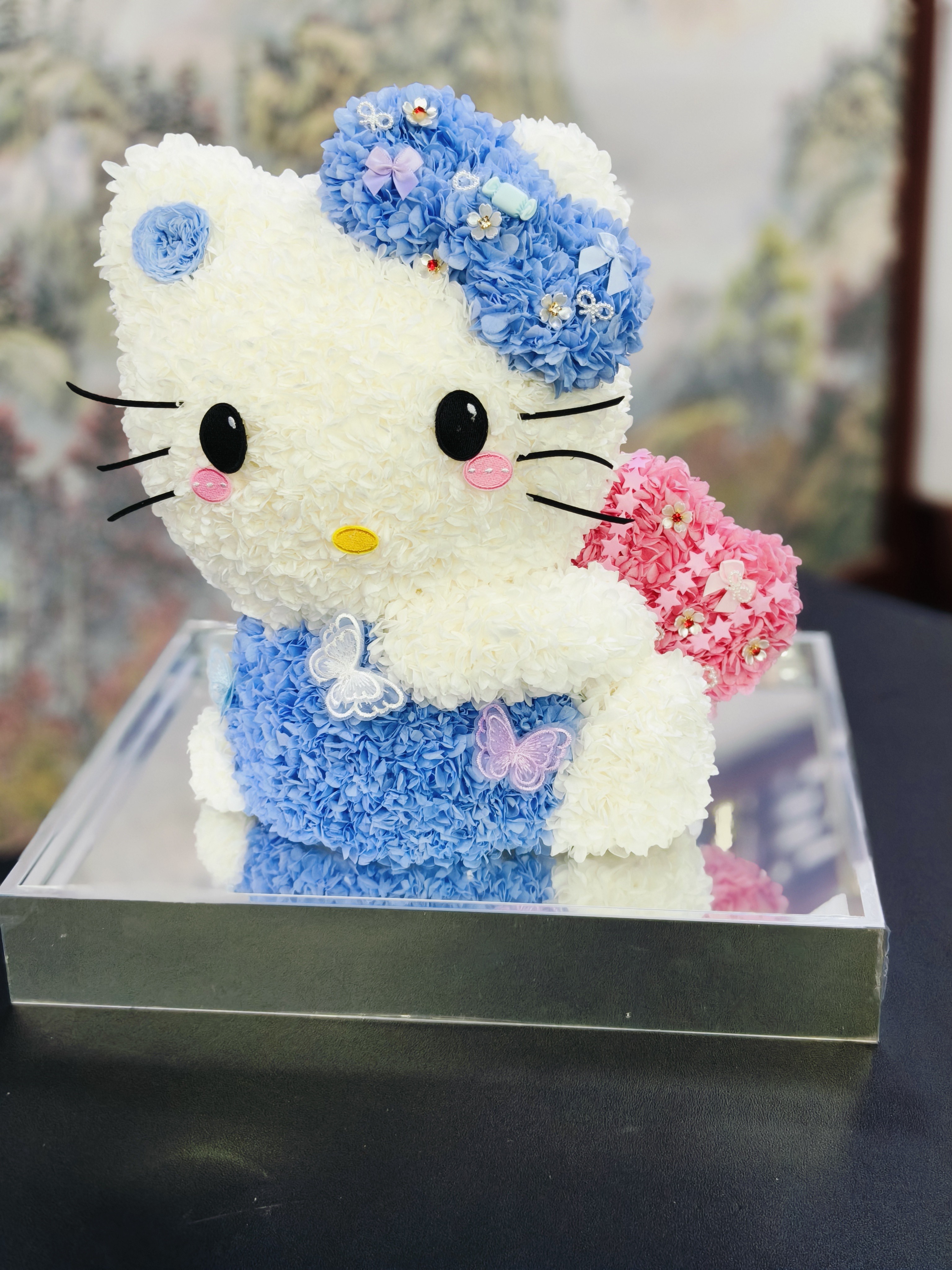 hellokitty永生花可爱凯蒂猫送女友闺蜜生日礼物情人节告白礼物