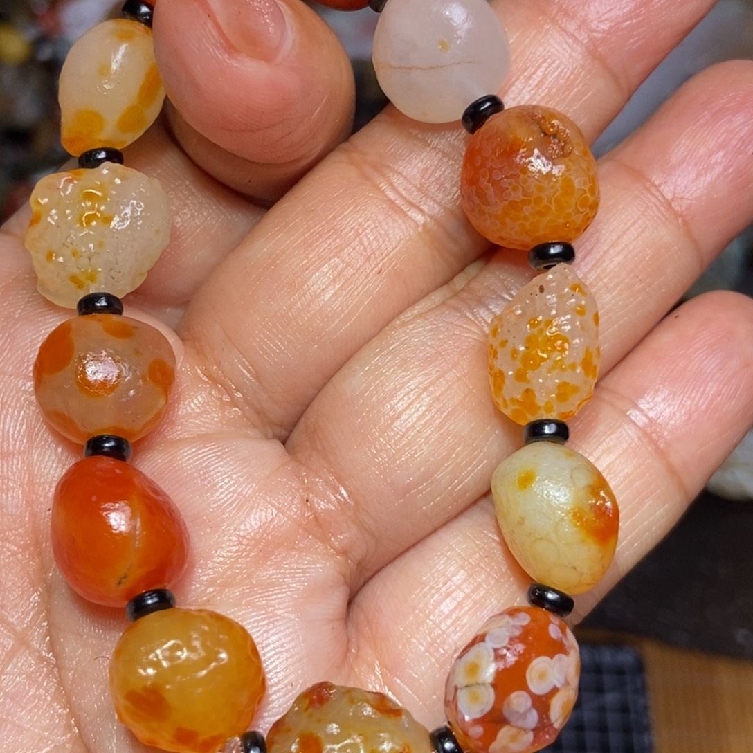 玛瑙/玉髓合金珠宝半成品