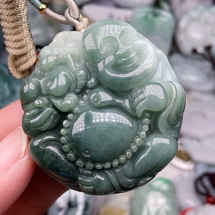 颈饰未镶嵌翡翠翡翠