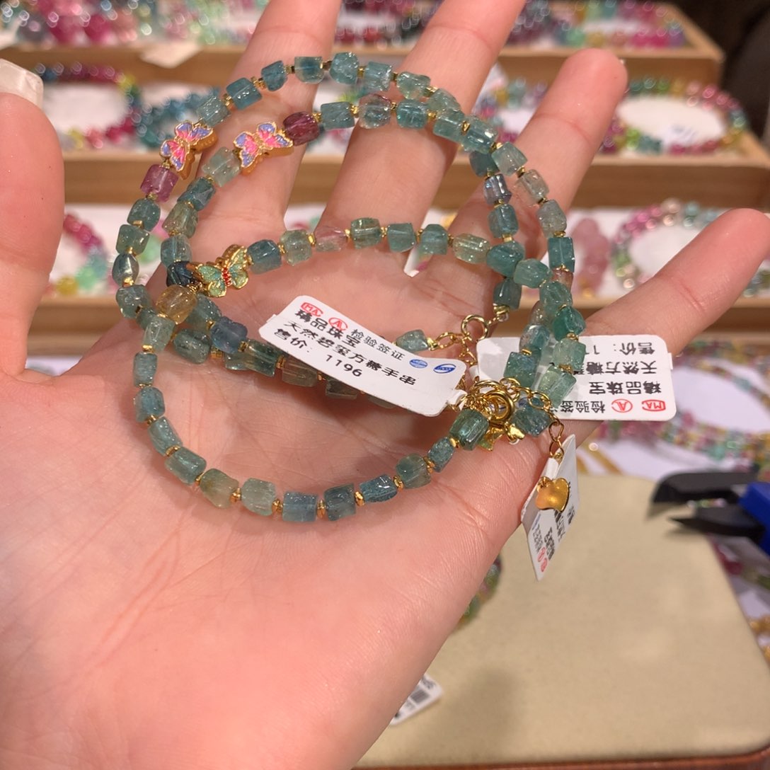 碧玺多样性发货一件银S925镶嵌