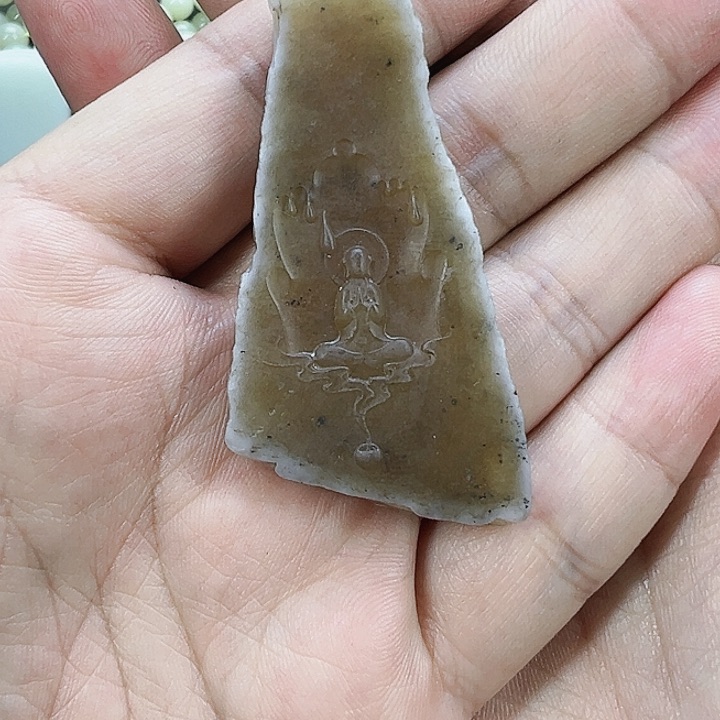 和田玉无事牌未镶嵌