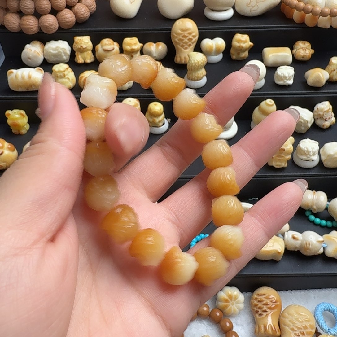 猴头核桃手串精工醒狮菩提根