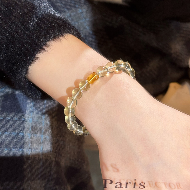 早兰【暮光手串】简约气质百搭高级感黄水晶手串