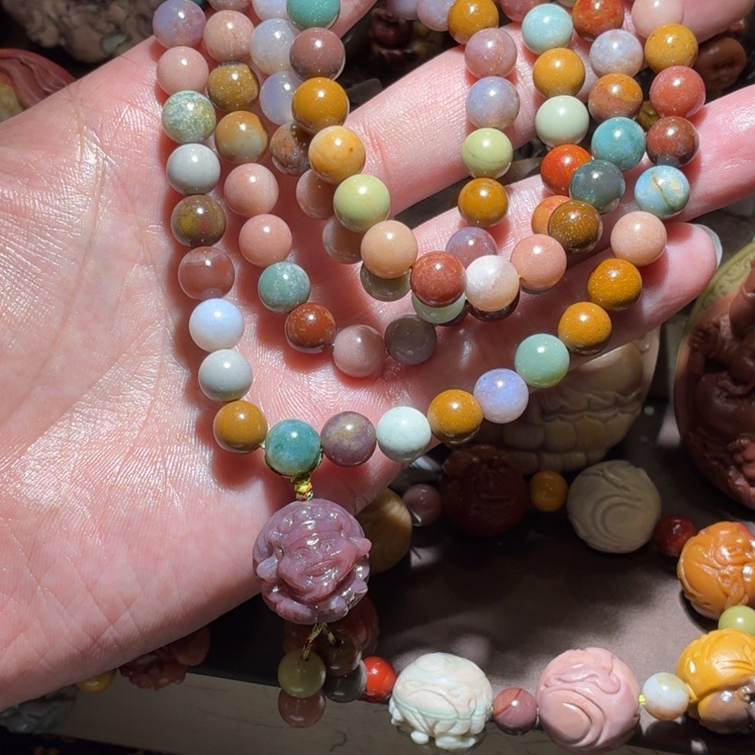 *****定制石英质玉未镶嵌手串20