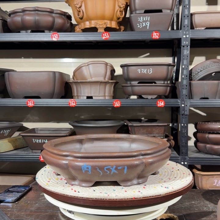 紫砂花盆呜呜呜好可爱的