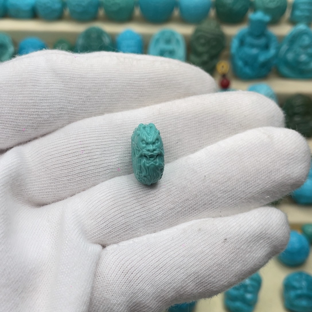 绿松石未镶嵌颈饰卡15-7