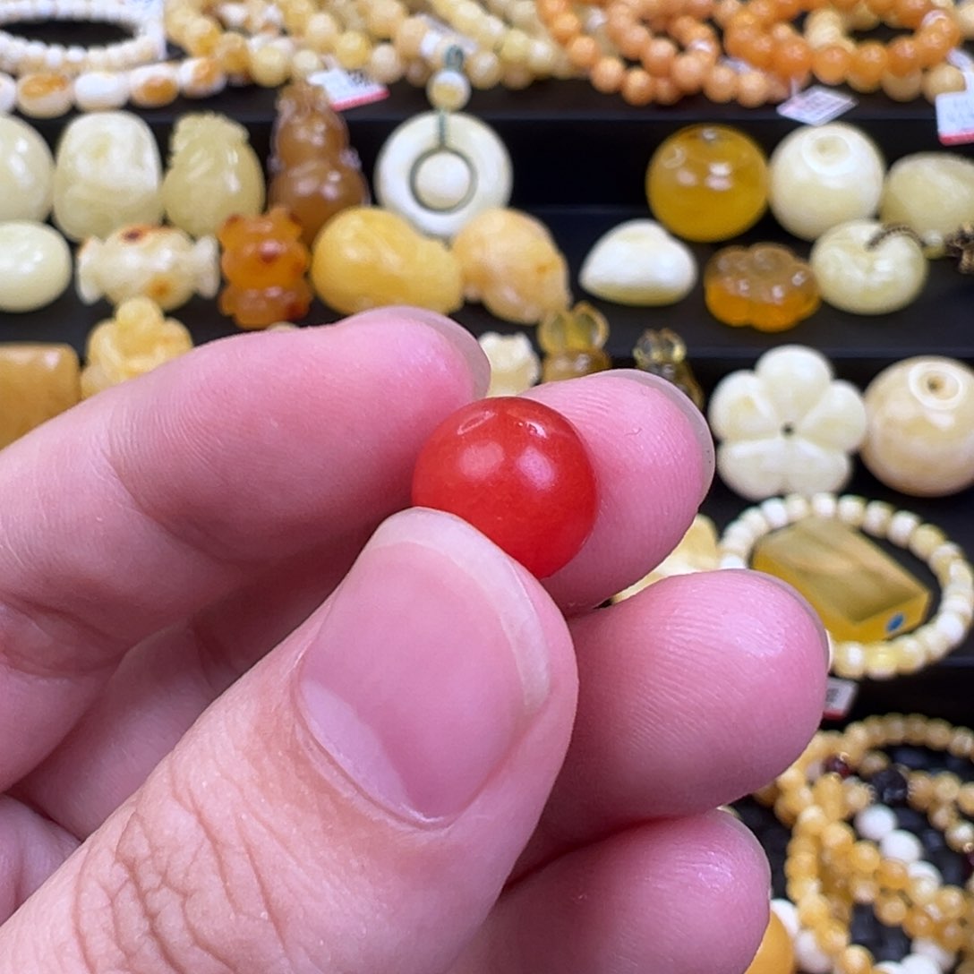 琥珀手链未镶嵌10+直径