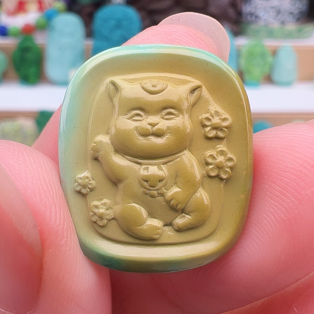 绿松石未镶嵌项链