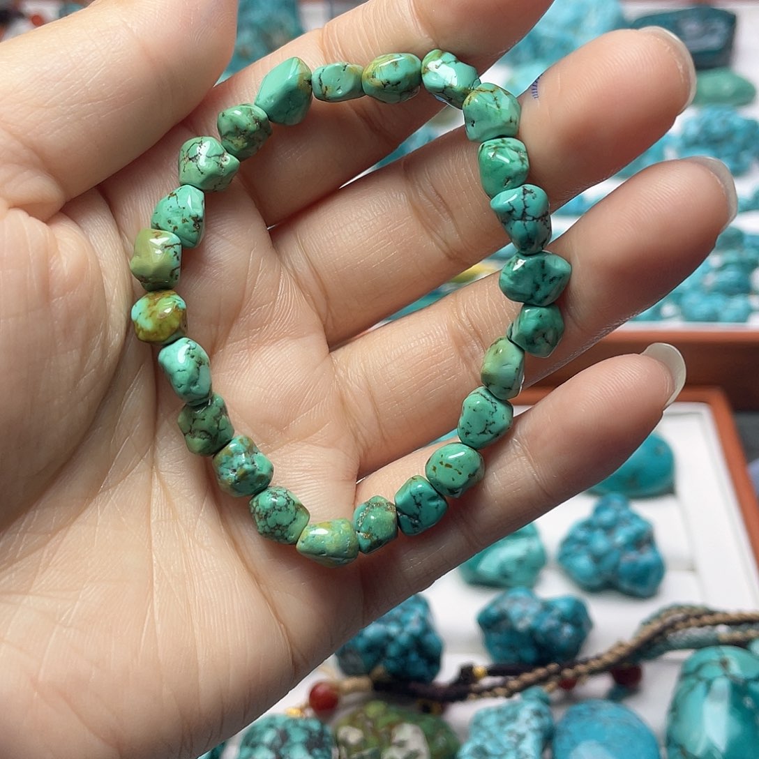 未镶嵌绿松石手链