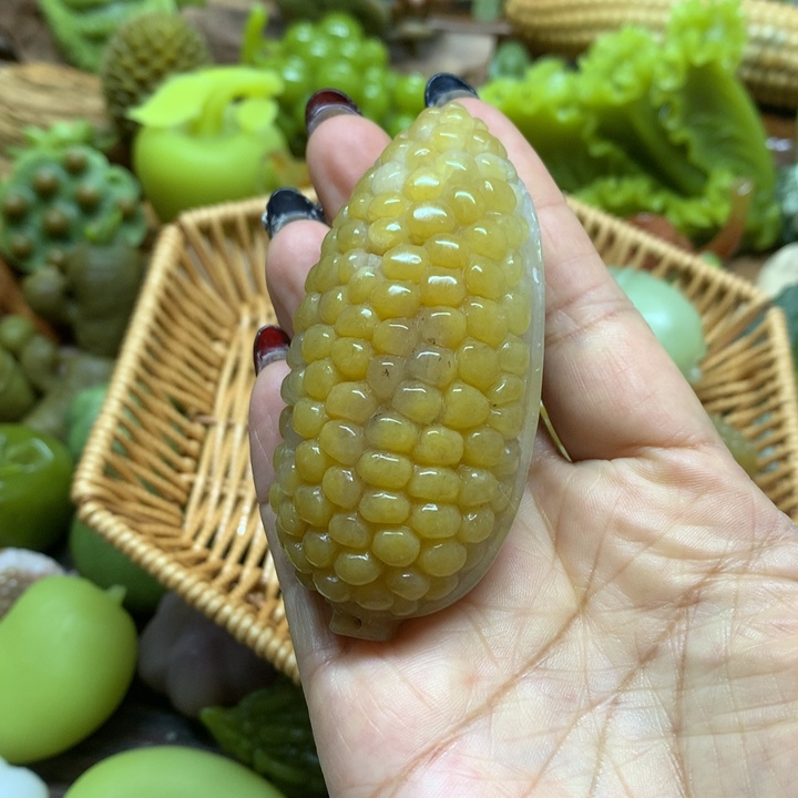 石英质玉手把件未镶嵌五*