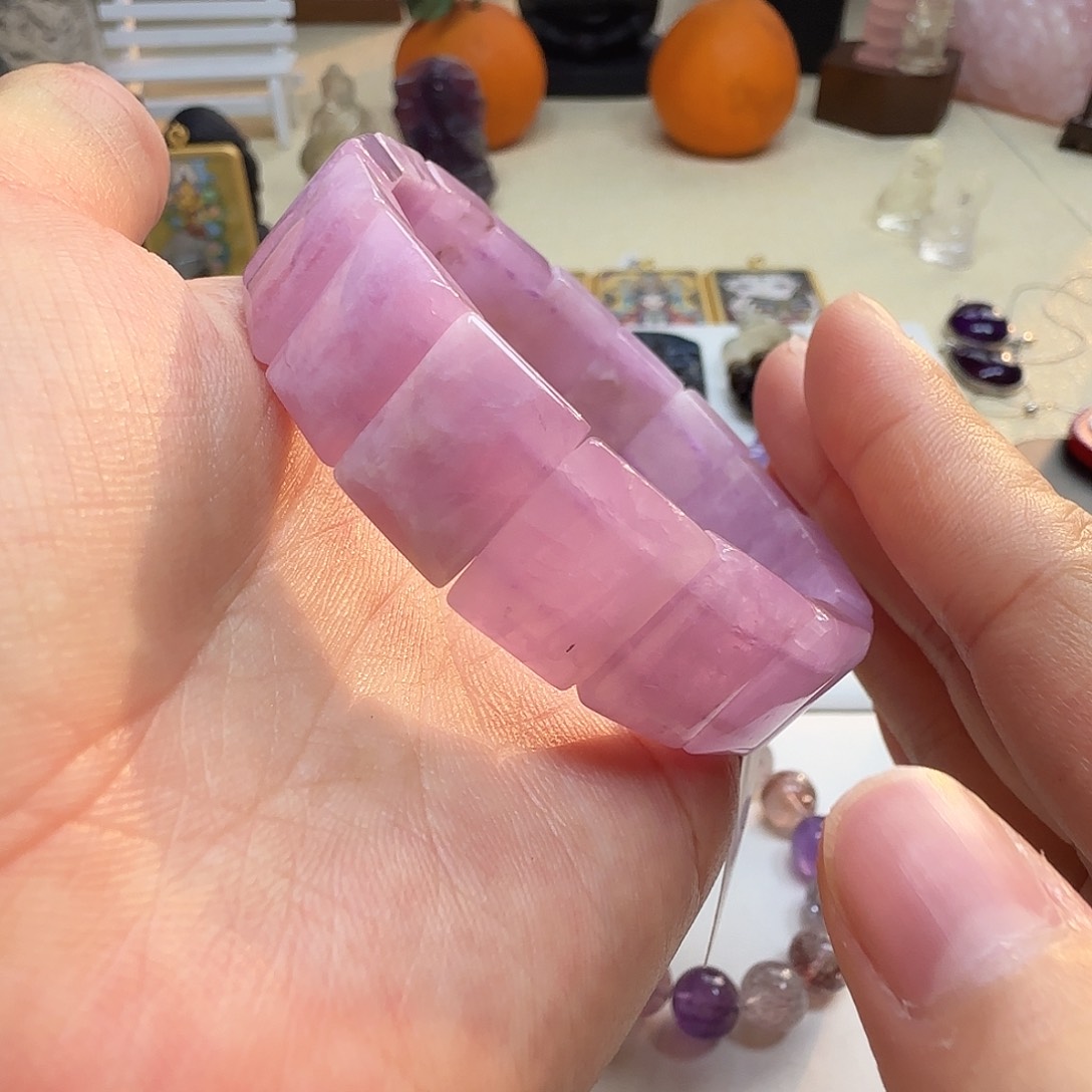 水晶手链未镶嵌紫锂辉