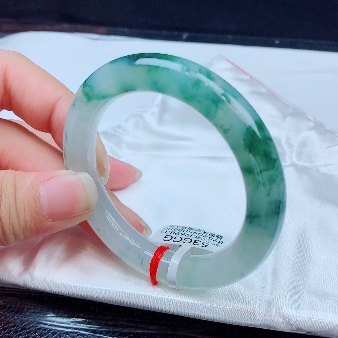 翡翠未镶嵌手镯天然缅甸翡翠A货手镯 