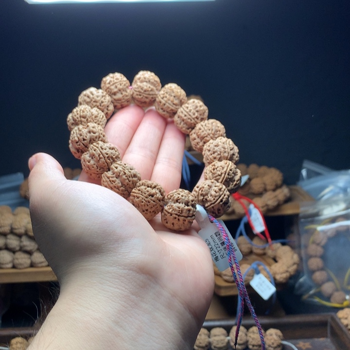 金刚菩提吊坠古龙蜂窝梅花双龙精品22mm