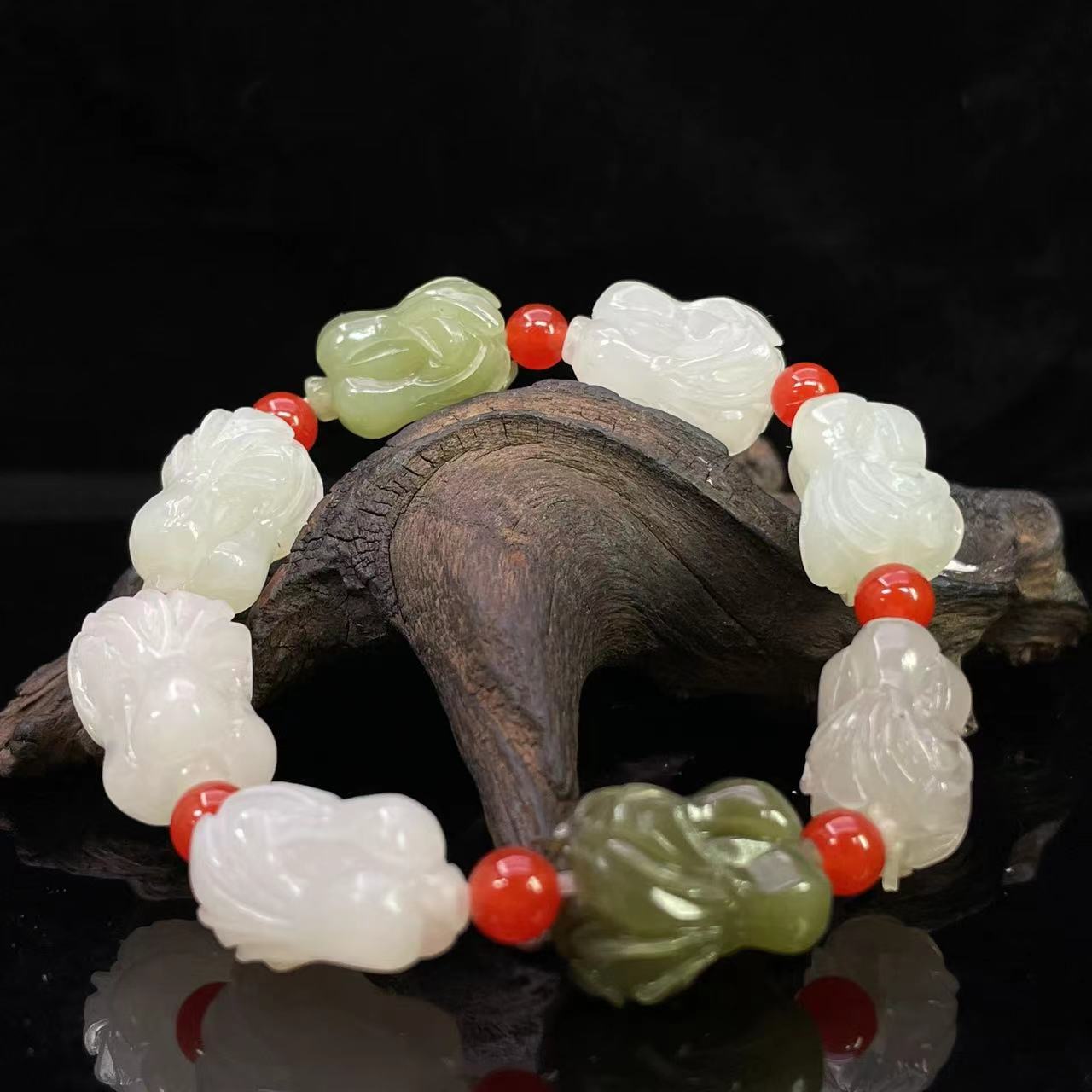 A843 和田玉手串 YS134077