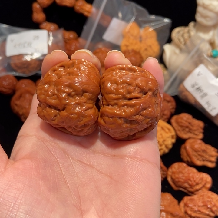 文玩核桃把件40肌肉蛙