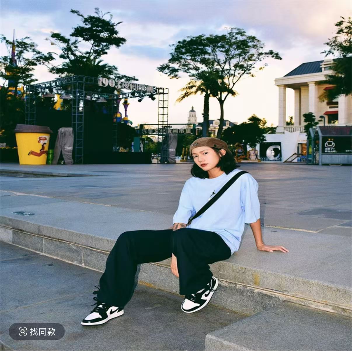 2025新款aj1 时尚休闲鞋 韩版夏季透气鞋子板鞋金典潮鞋