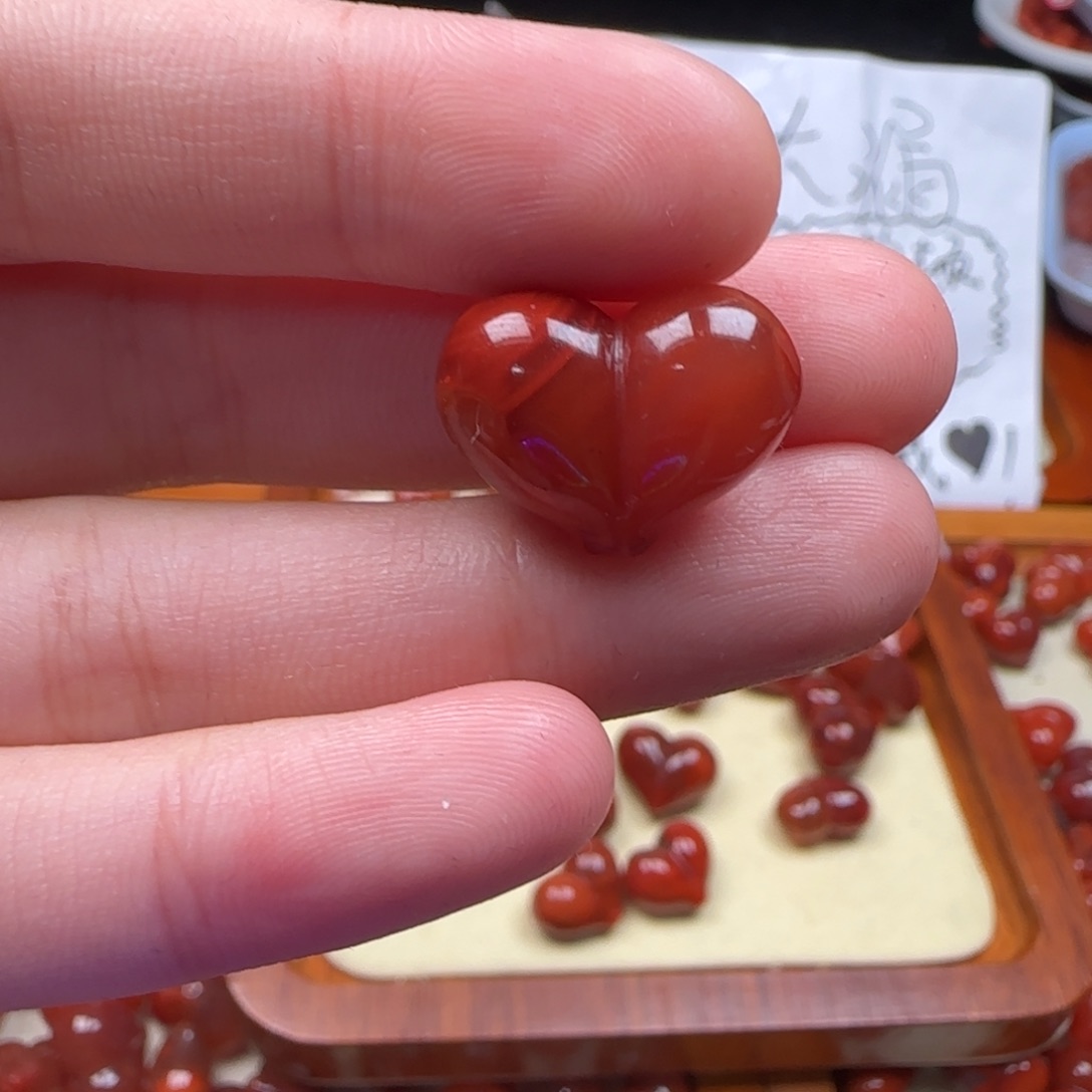 南红玛瑙未镶嵌挂件微瑕不退换