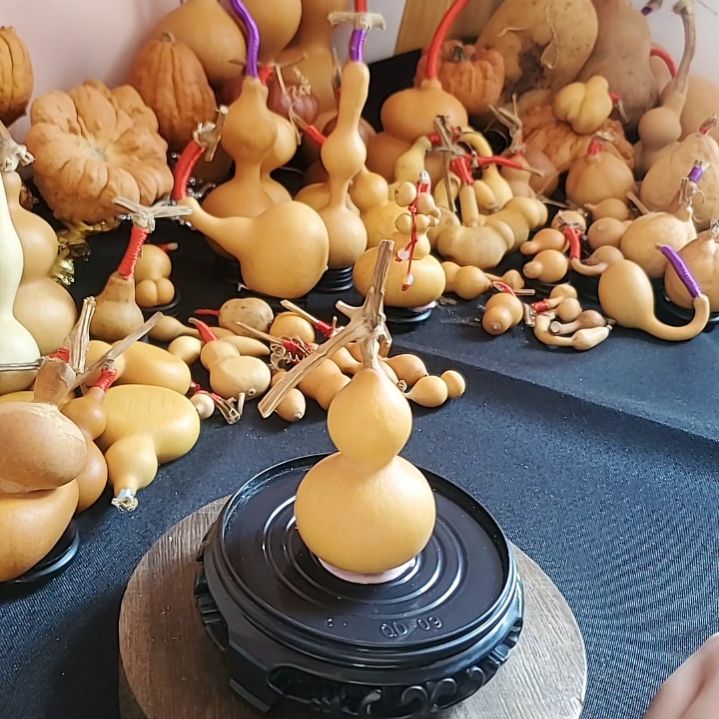 天然小葫芦手把件5（不包龙头）微微瑕