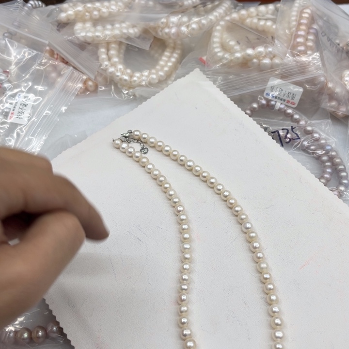 淡水珍珠未镶嵌颈饰00871