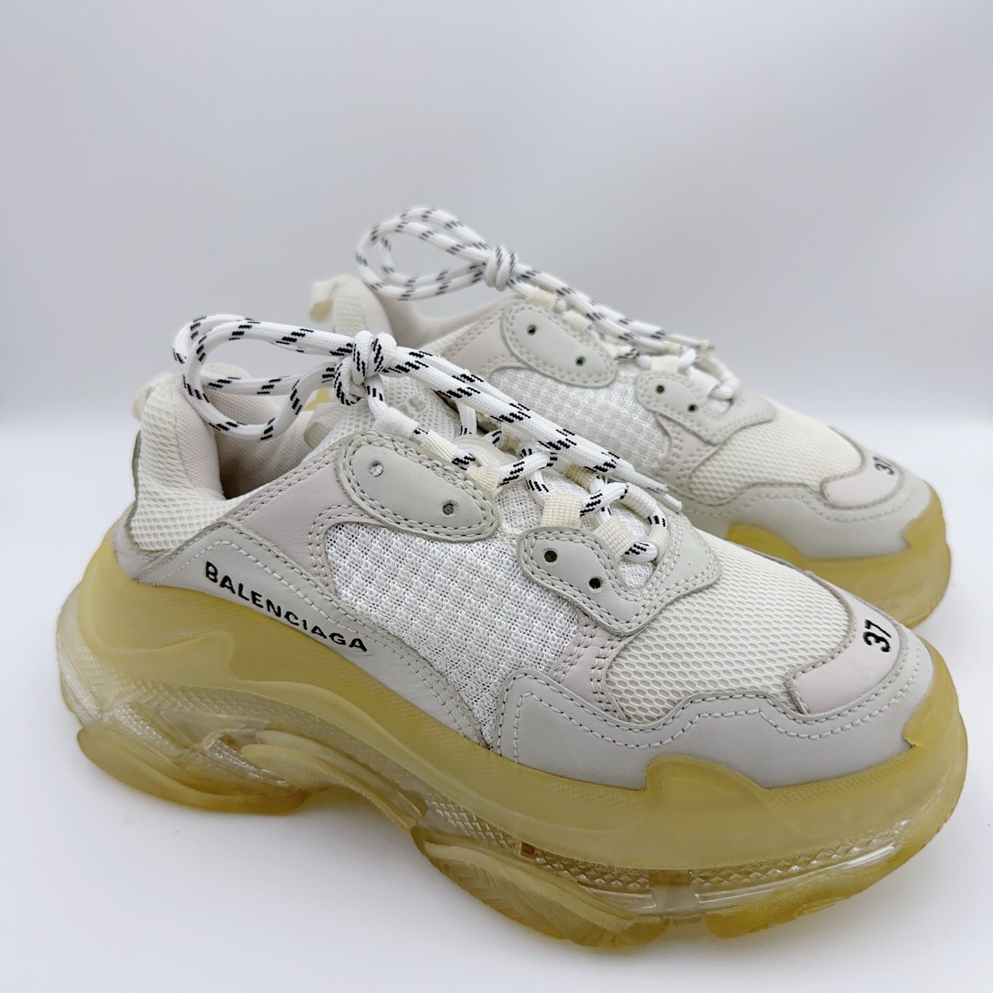 95新 Balenciaga/巴黎世家 37码/气垫triples老爹鞋/01662
