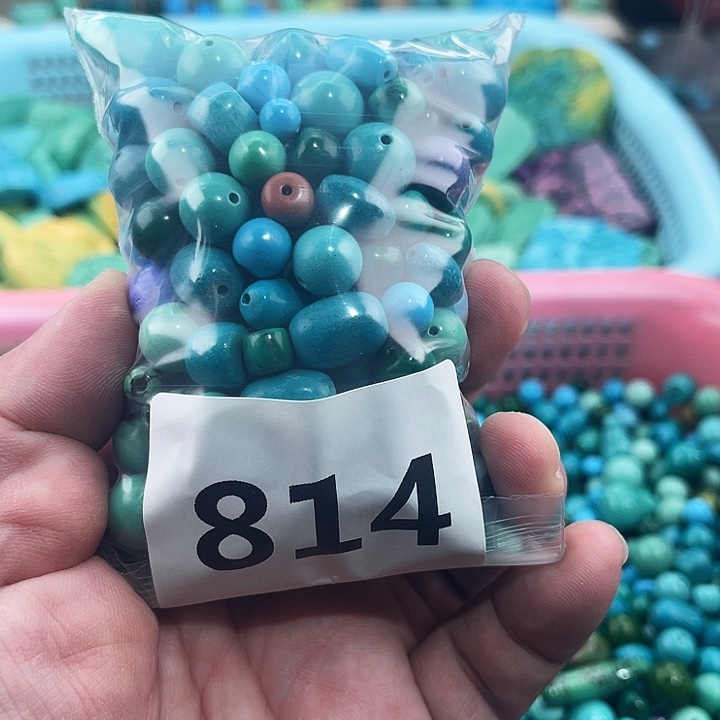 未镶嵌菱锰矿珠宝半成品