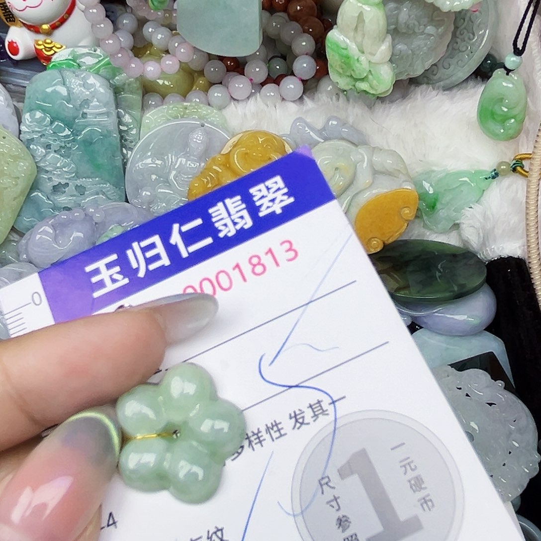 翡翠未镶嵌吊坠(不含链)211